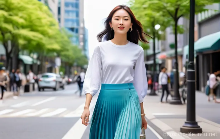 친환경 물병의 장점 - **Prompt 1: The Stylish Urbanite and Her Eco-Chic Bottle**
    A young Japanese woman in her early t...