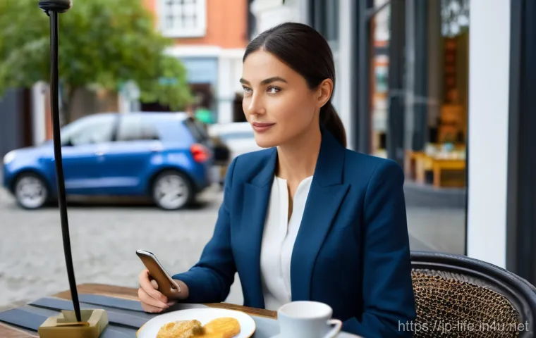 스마트 플러그와 타이머 플러그 비교 - **Prompt: Cozy Morning Coffee Automation with Smart Speaker**
    A serene morning scene in a bright...